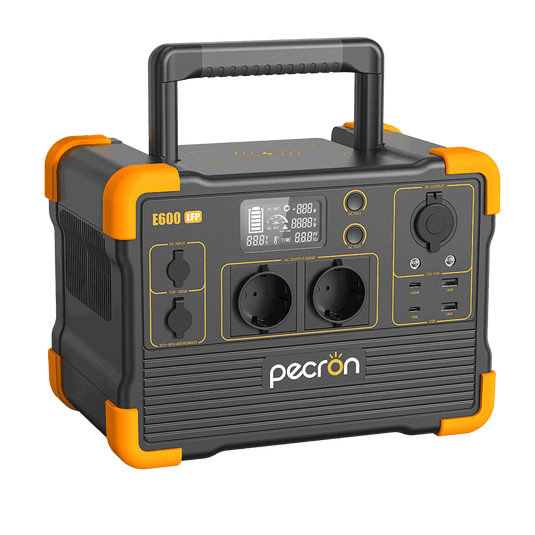 PECRON E600LFP Expandable Portable Power Station 1200W 614Wh - Pecron-eu