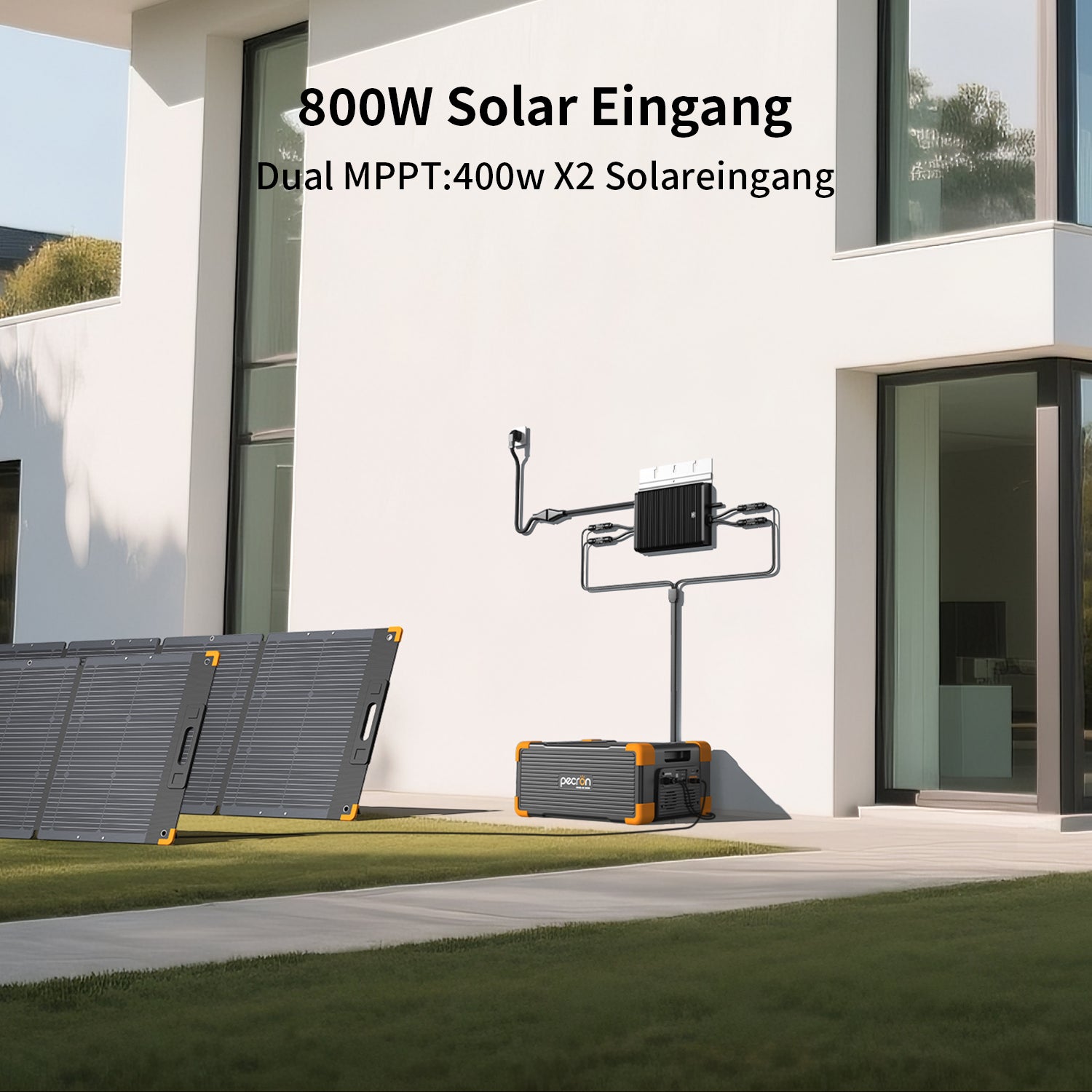 PECRON EP2000S-48V Extended Battery, 2304Wh LiFePO4, Compatible with E1500LFP / E3600LFP / E2400LFP