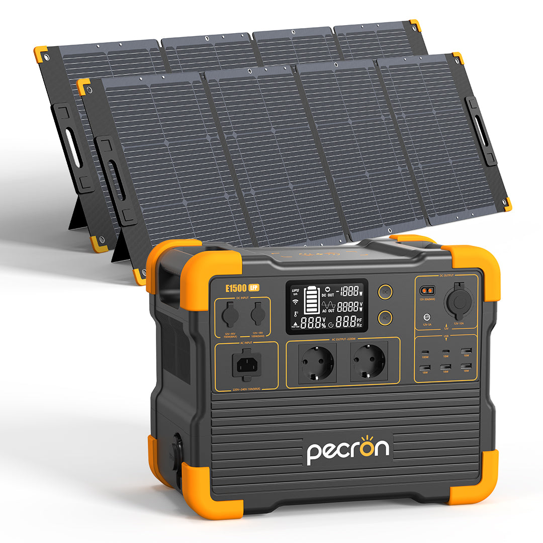 E1500LFP+200W Solar Panel*2