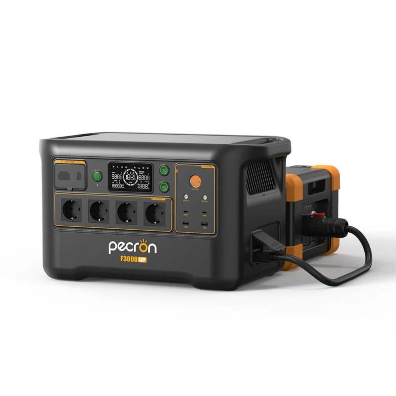 Load image into Gallery viewer, PECRON F3000LFP Portable Power Station 3072Wh with 3600W AC Outlets, Solar Generator &amp; LiFePO4 Battery
