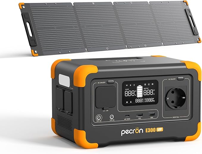 Load image into Gallery viewer, PECRON E300LFP Expandable Portable Power Station 600W 288Wh

