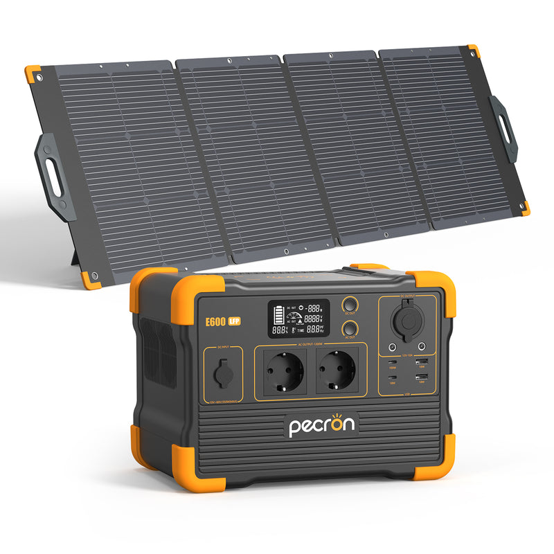 Load image into Gallery viewer, PECRON E600LFP Expandable Portable Power Station 1200W 614Wh

