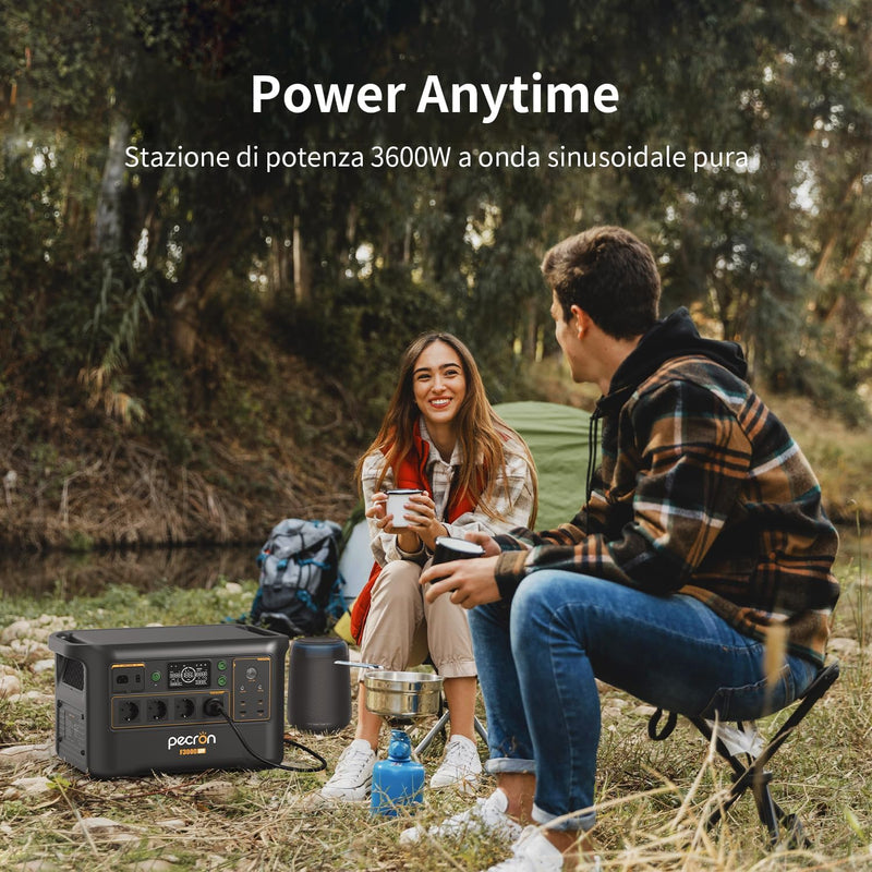 Load image into Gallery viewer, PECRON F3000LFP Portable Power Station 3072Wh with 3600W AC Outlets, Solar Generator &amp; LiFePO4 Battery
