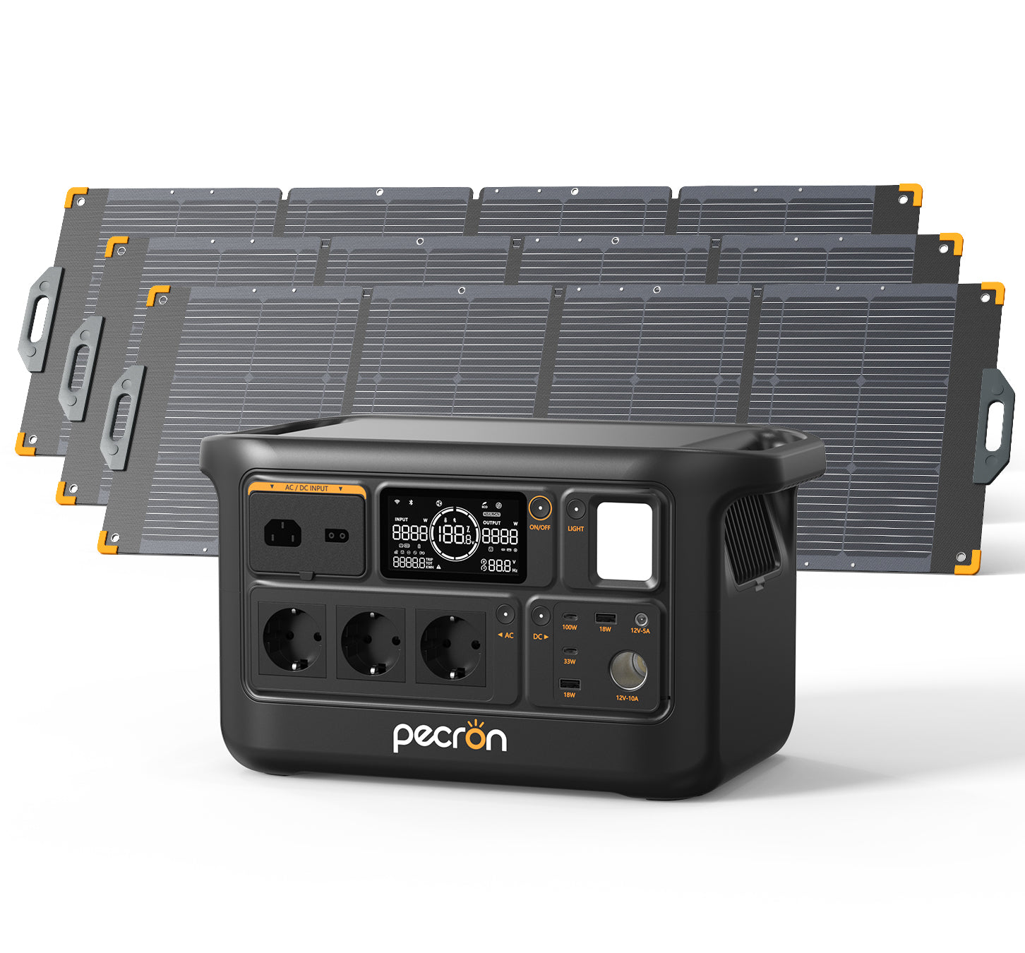 F1000LFP+200W Solar Panel*3