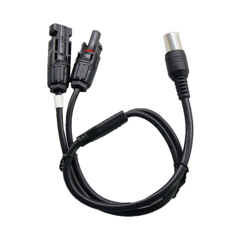 PECRON Solar Charging Cable, M/C/4 to 5-Pin GX16 Aviation Plug Solar Charging Cable