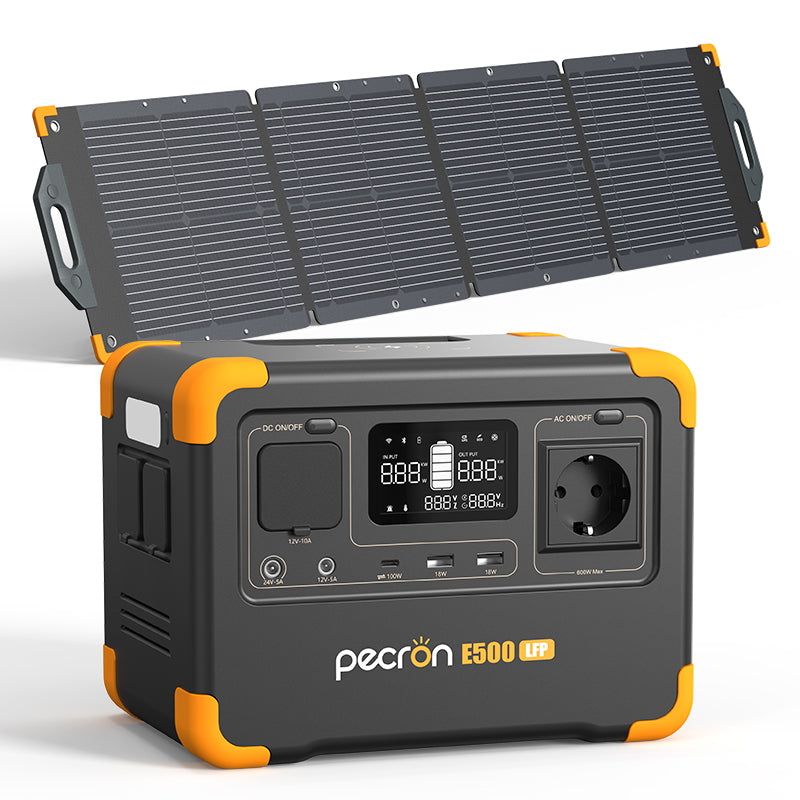 E500LFP+100W Solar Panel*1