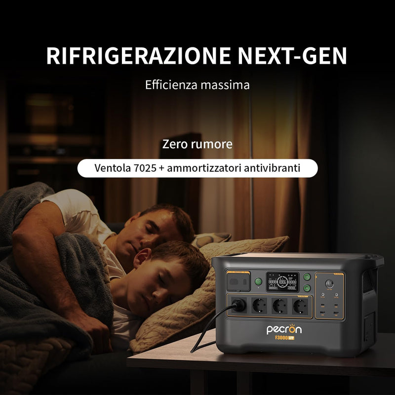 Load image into Gallery viewer, PECRON F3000LFP Portable Power Station 3072Wh with 3600W AC Outlets, Solar Generator &amp; LiFePO4 Battery
