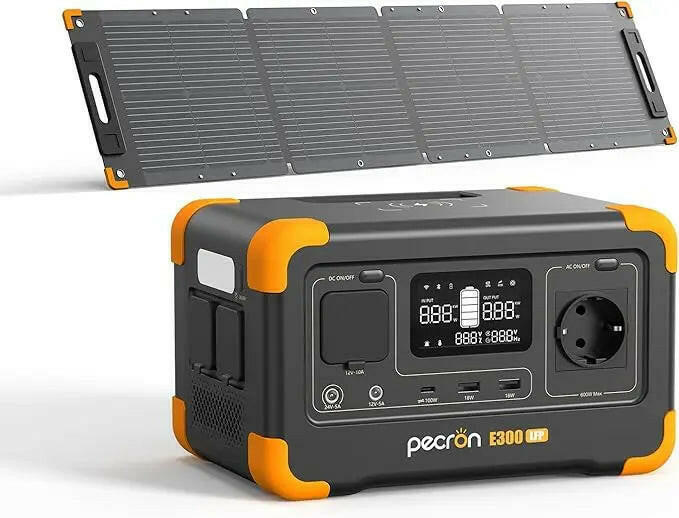 PECRON E300LFP Expandable Portable Power Station 600W 288Wh.