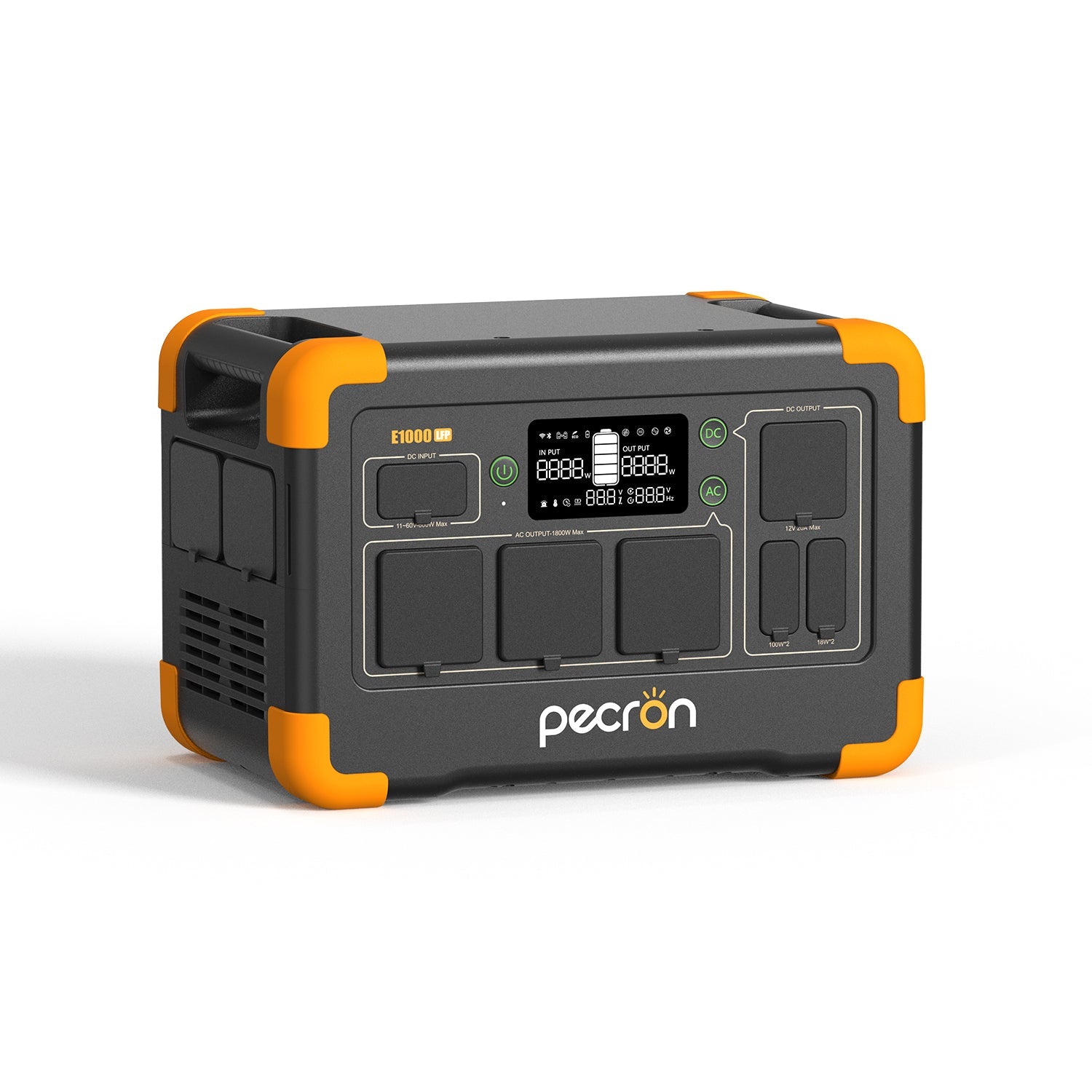 PECRON E1000LFP Portable Power Station 1800W 1024Wh - Pecron-eu