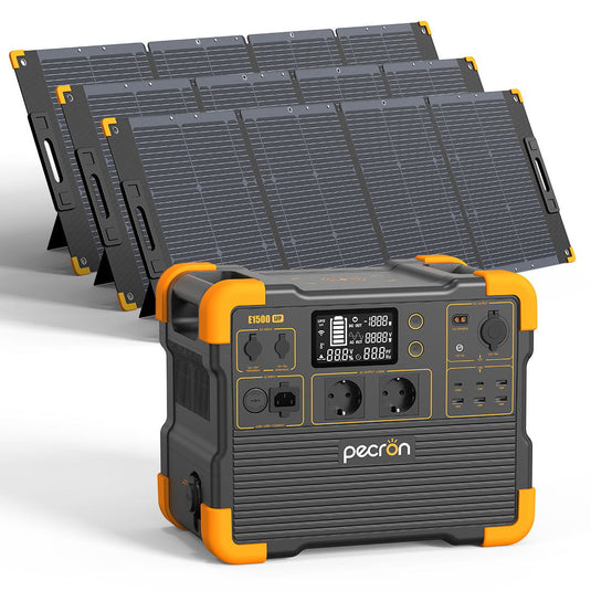 PECRON E1500LFP Expandable Portable Power Station 2200W 1536Wh - Pecron-eu