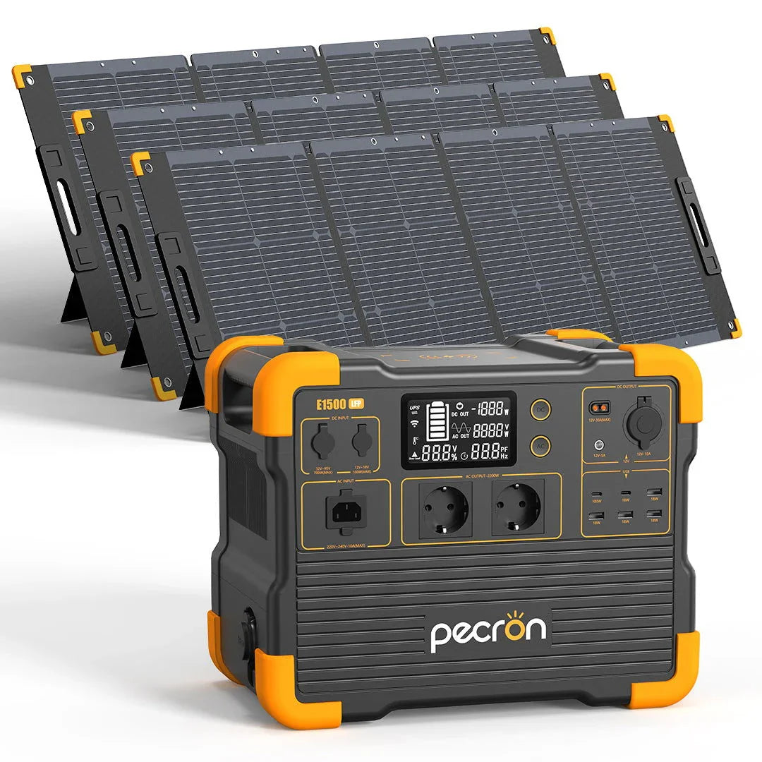 E1500LFP+200W Solar Panel*3
