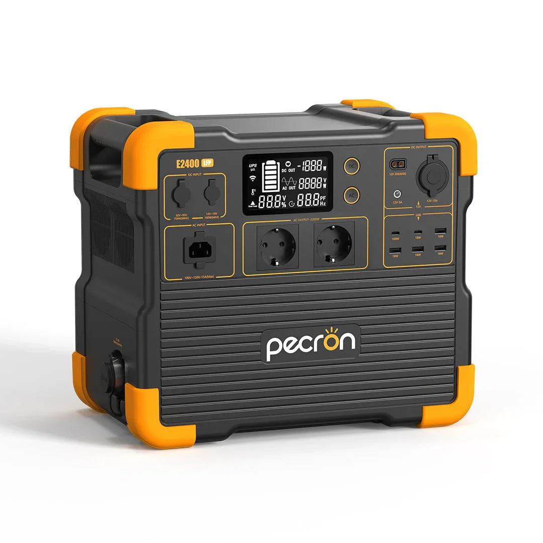 PECRON E2400LFP Expandable Portable Power Station 2400W 2048Wh - Pecron-eu