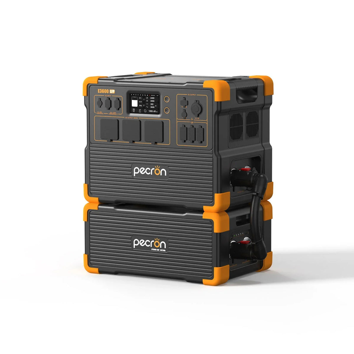 PECRON E3600LFP Expandable Portable Power Station 3600W 3072Wh