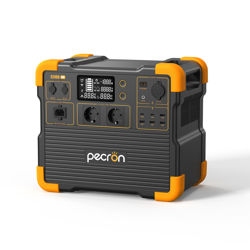 Laden Sie das Bild in Galerie -Viewer, PECRON E2400LFP Expandable Portable Power Station 2400W 2048Wh

