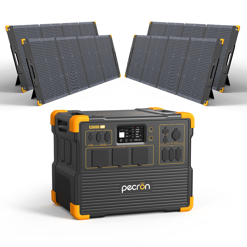 Load image into Gallery viewer, PECRON E3600LFP Expandable Portable Power Station 3600W 3072Wh
