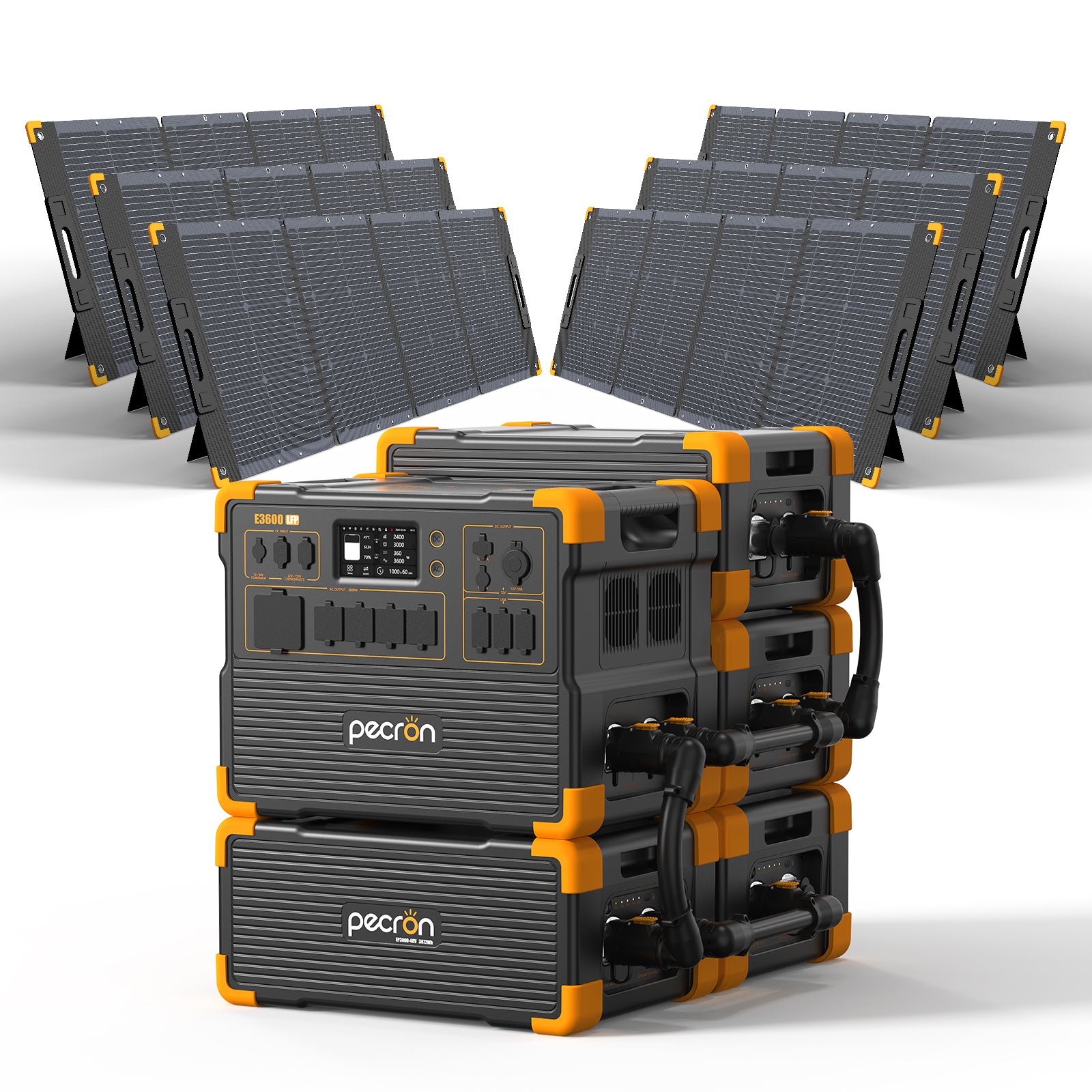E3600LFP+200W solar panel *6+EP3000-48V*4