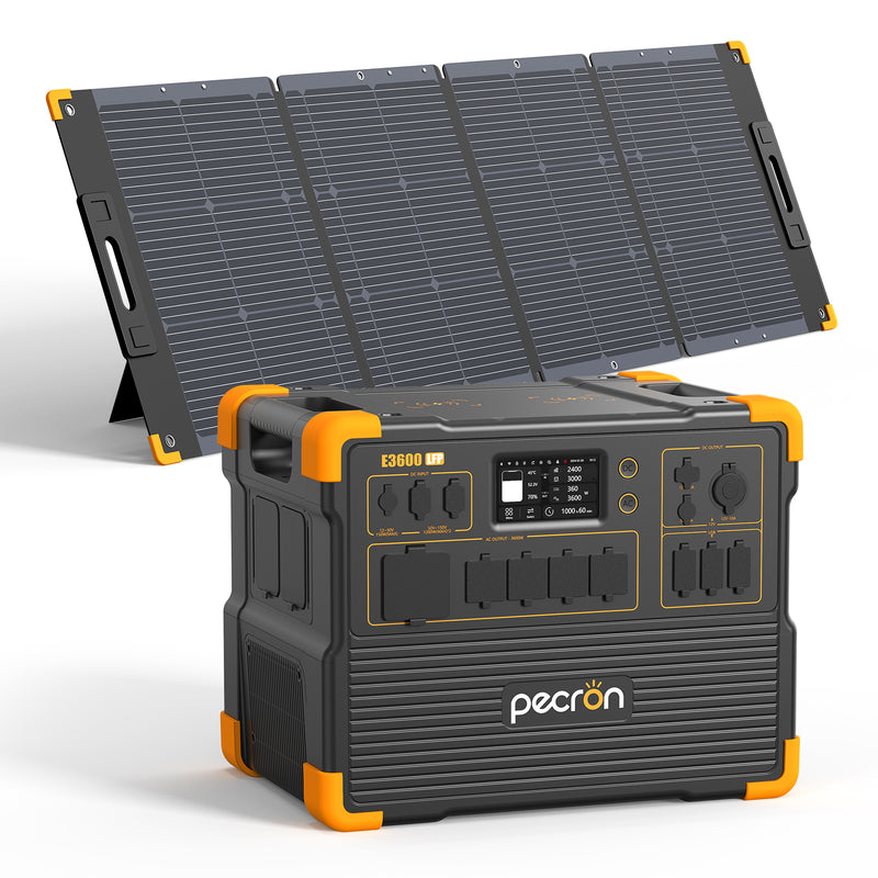 Load image into Gallery viewer, PECRON E3600LFP Expandable Portable Power Station 3600W 3072Wh
