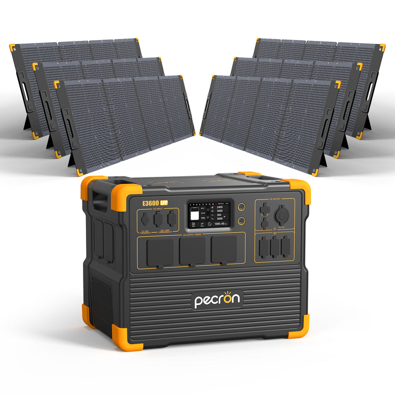 Load image into Gallery viewer, PECRON E3600LFP Expandable Portable Power Station 3600W 3072Wh
