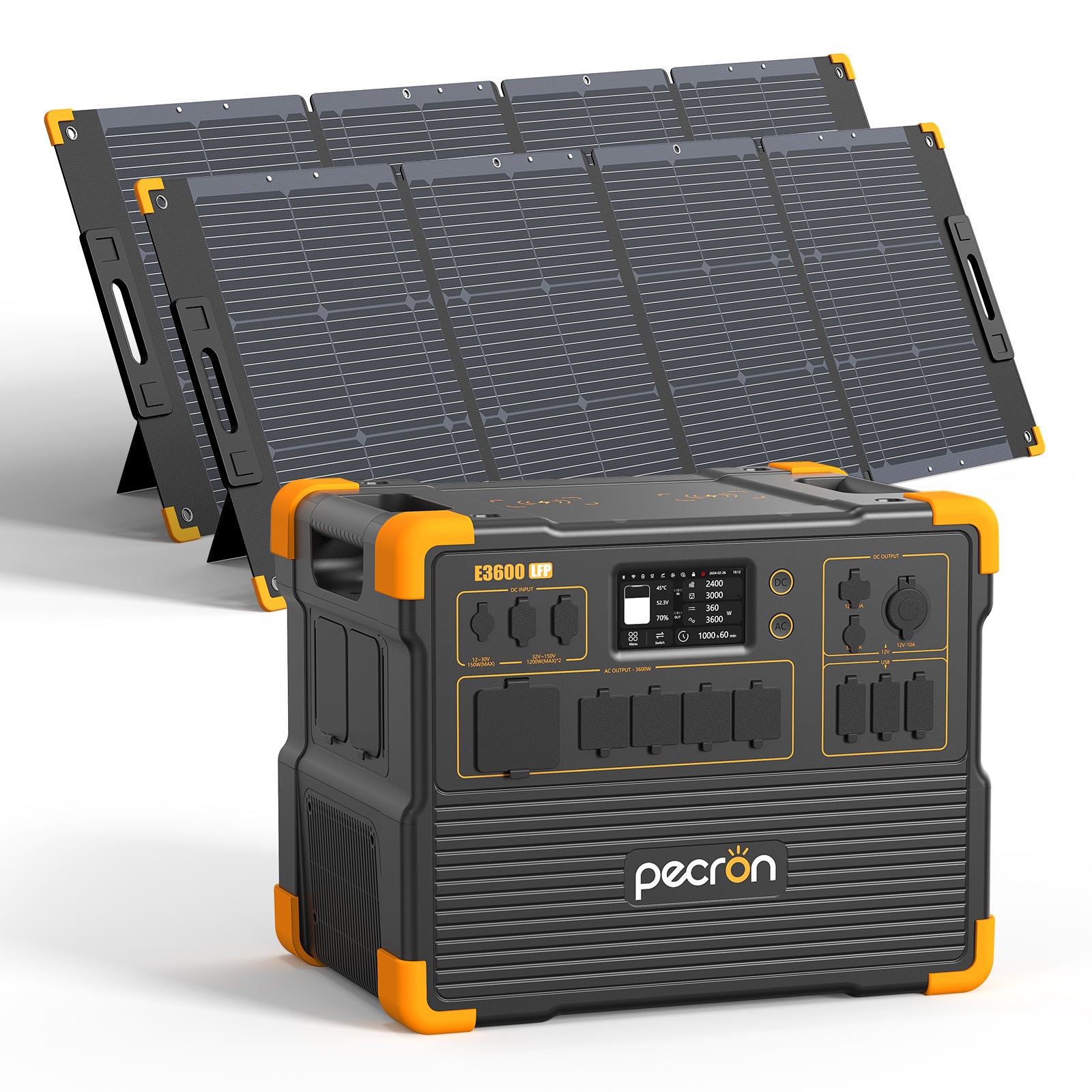 E3600LFP+200W solar panel *2
