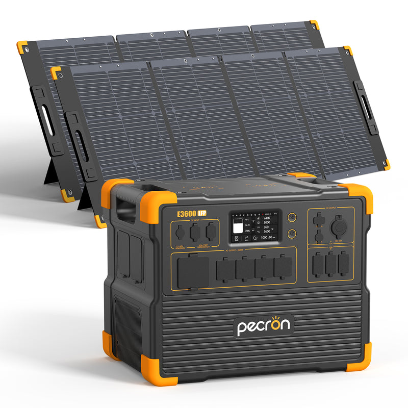 Load image into Gallery viewer, PECRON E3600LFP Expandable Portable Power Station 3600W 3072Wh
