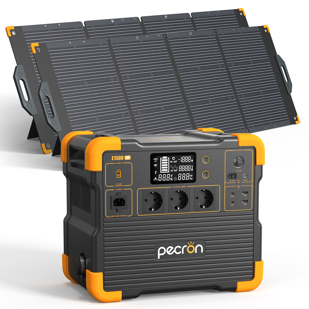 E1500LFP+200W Solar Panel*2
