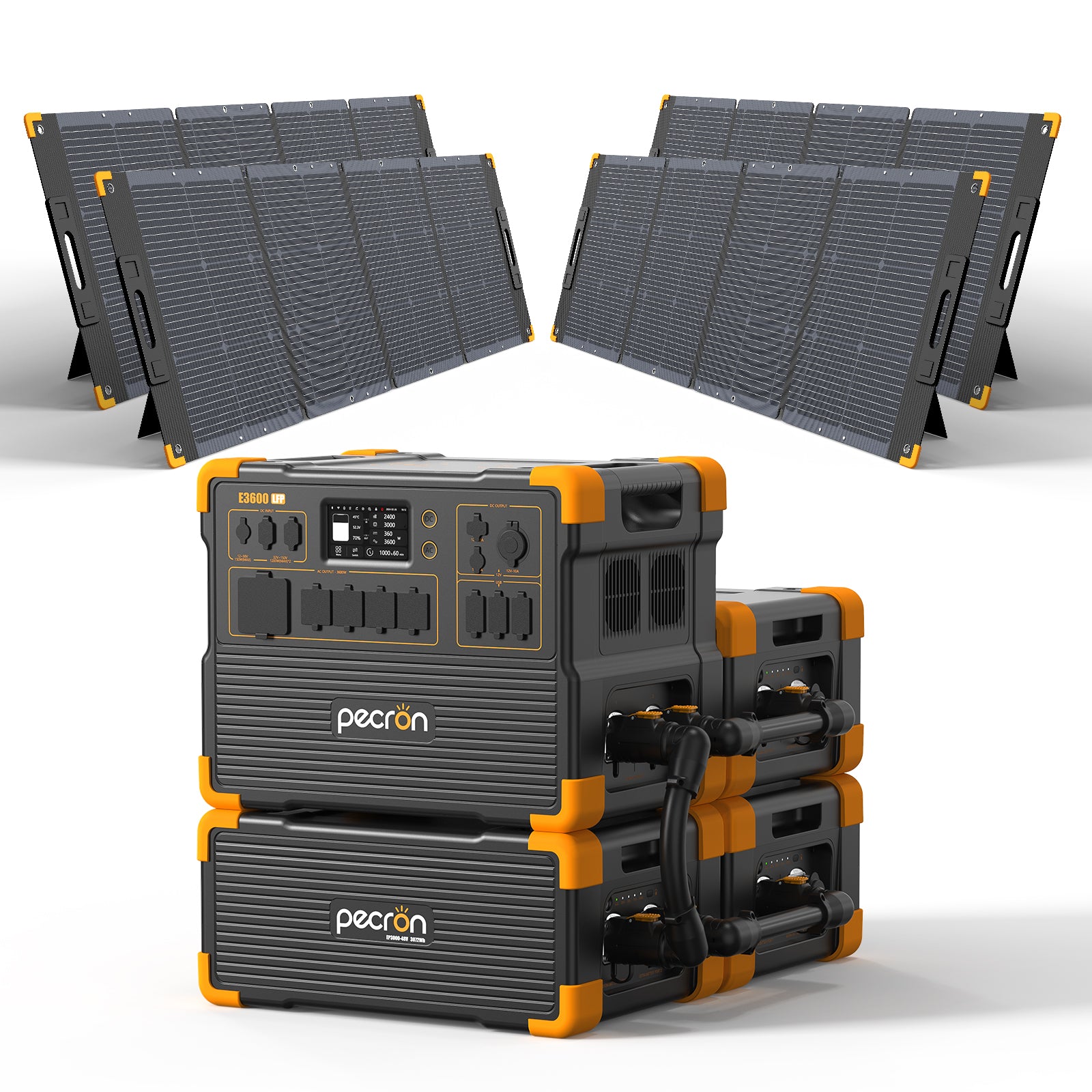 E3600LFP+200W solar panel *4+EP3000-48V*3