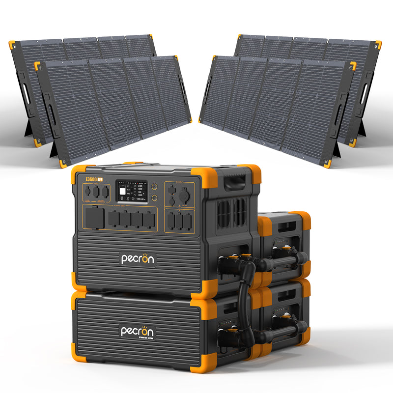 Load image into Gallery viewer, PECRON E3600LFP Expandable Portable Power Station 3600W 3072Wh
