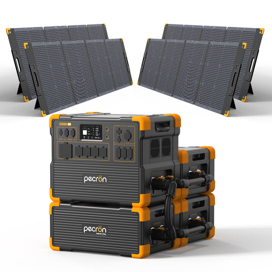 PECRON E3600LFP Expandable Portable Power Station 3600W 3072Wh