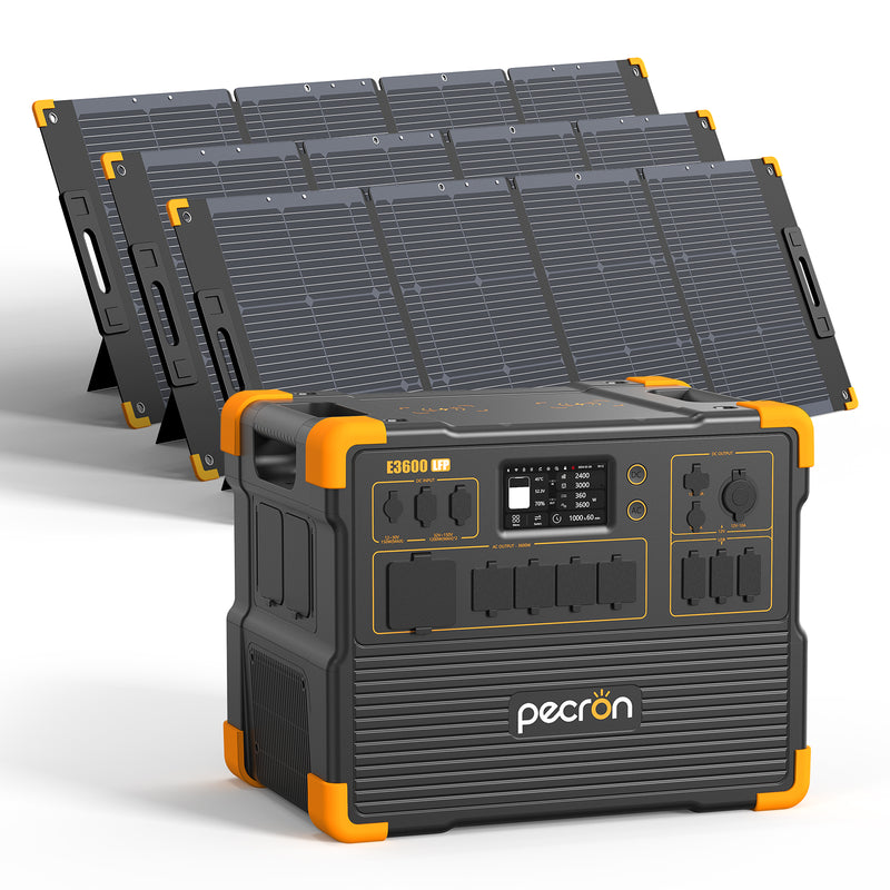 Load image into Gallery viewer, PECRON E3600LFP Expandable Portable Power Station 3600W 3072Wh
