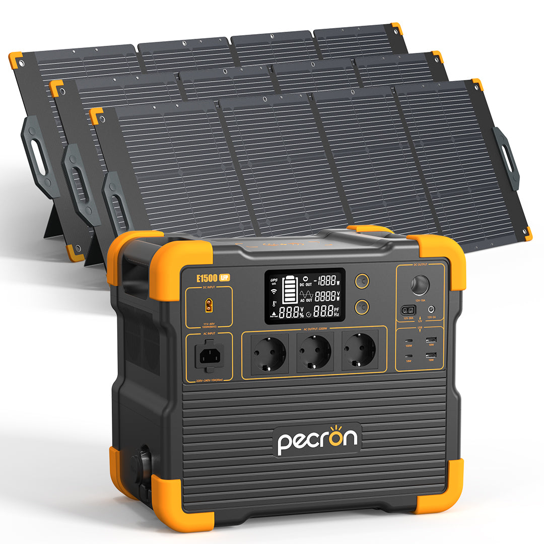 E1500LFP+200W Solar Panel*3